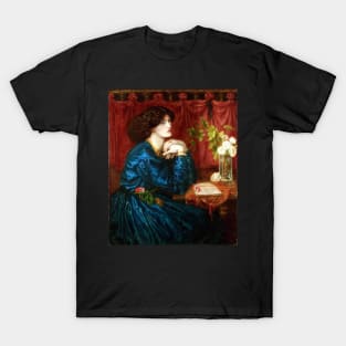 Jane Morris, The Blue Silk Dress - Dante Gabriel Rossetti T-Shirt